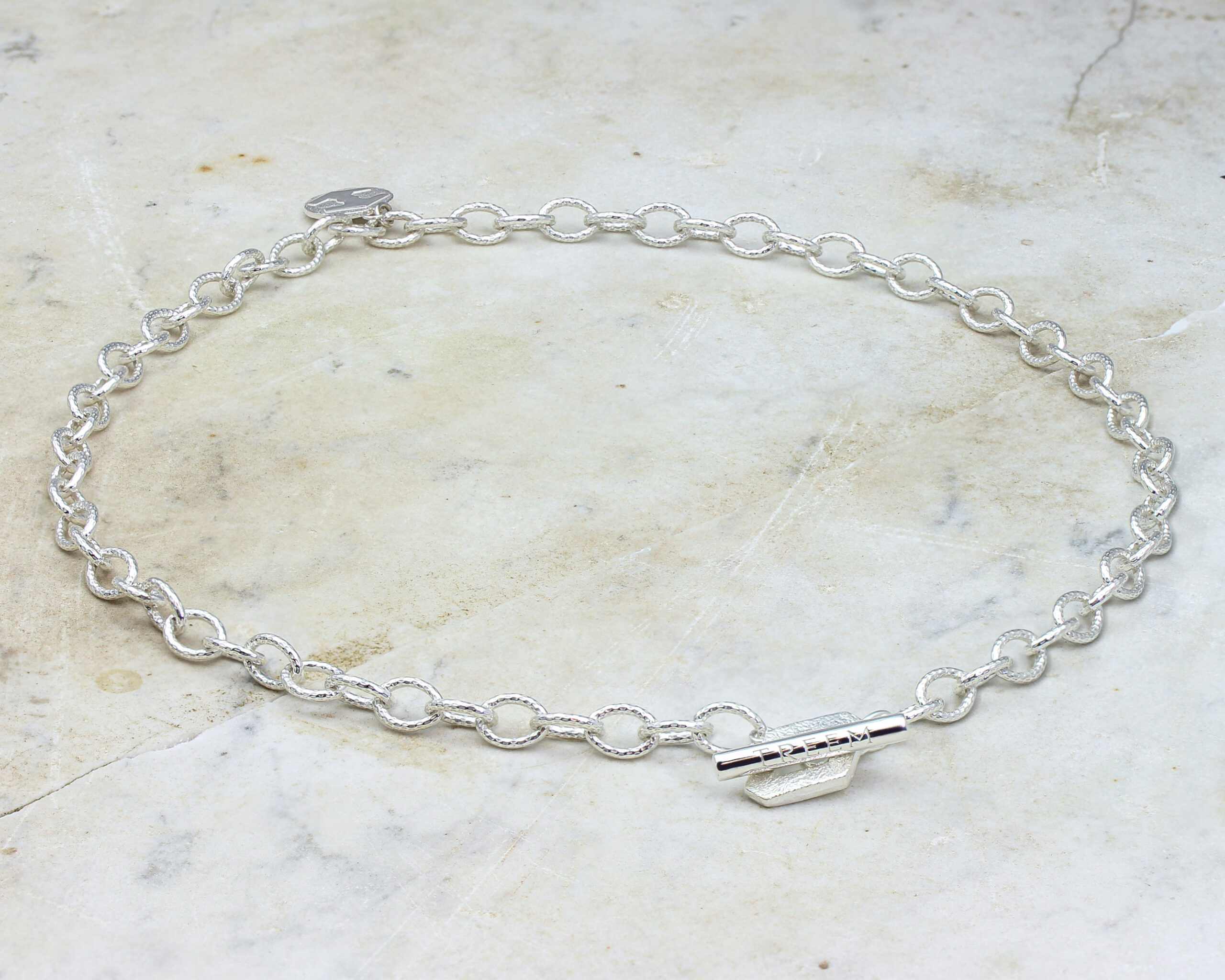 norden silver link necklace halsband 5